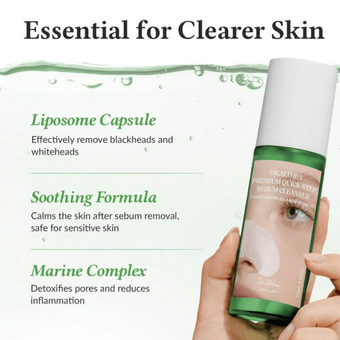 Premium Quick Step Sebum Cleanser, 100 ml - WowSkin Romania